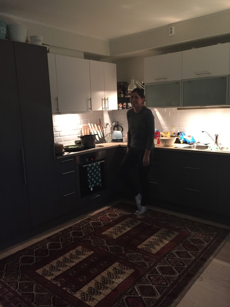 Here’s Gretta in the kitchen!