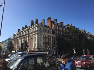 First glimpse of London! All the buildings were so beautiful. I never got used to the cars driving on the wrong side of the road. 