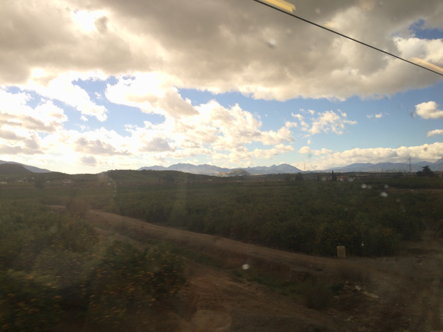 The views were pretty much exactly what you’d expect a train ride through Spain to be like.
