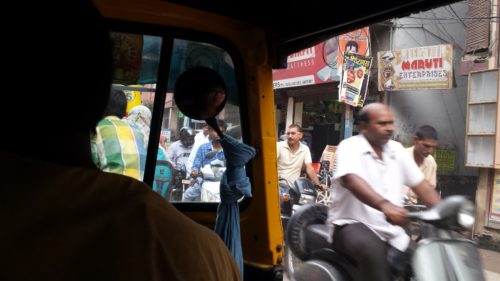 Just a glimpse of traffic I had while I was in an auto rickshaw.